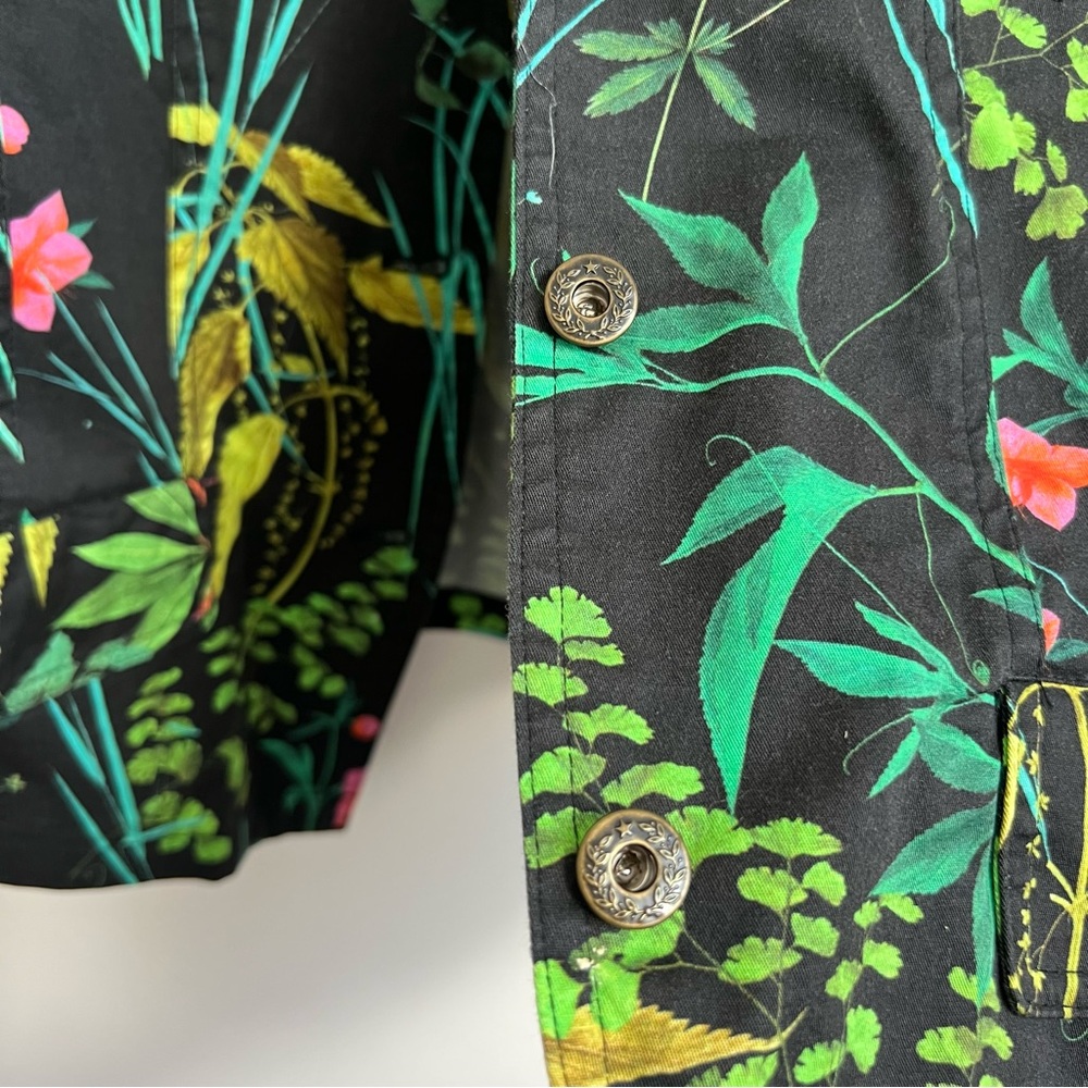 Randy Kemper Herbaceous Print Matching Casual Blazer and Cropped Pants Set - Picture 5 of 13